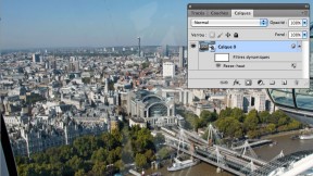 Une vue de Londres dont la netteté pourrait être meilleure.