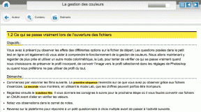 Une page du cours en ligne : on y trouve les consignes et les liens vers les vidéos.